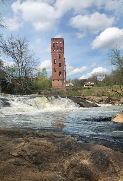 remains of the cotton mill