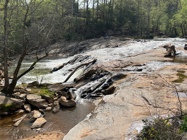 waterfall at Glendale Falls