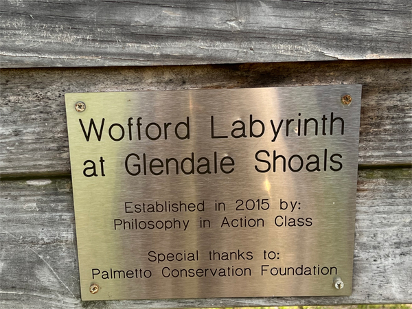 Wofford Labyrinth at Gllendale Shoals