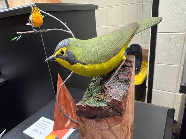 bird woodcarving by Rander Conner