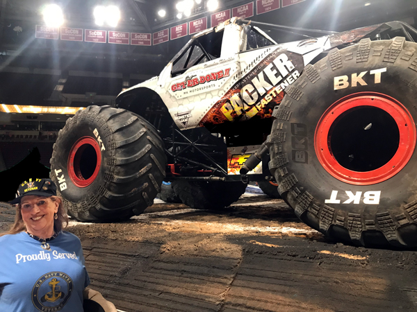 Karen Duquette and Get-er-done monster truck