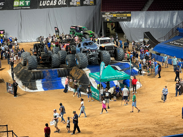 Monster Jam pit party