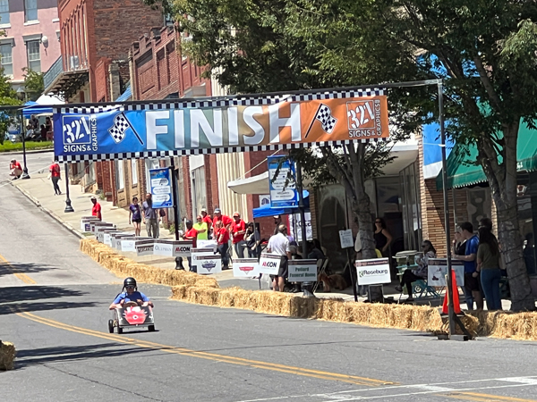  a local Pinewood Derby Race - car 14