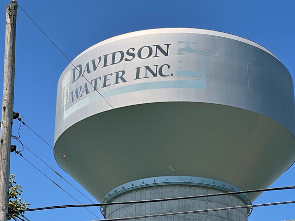 Davidson County, North Carolina water tower