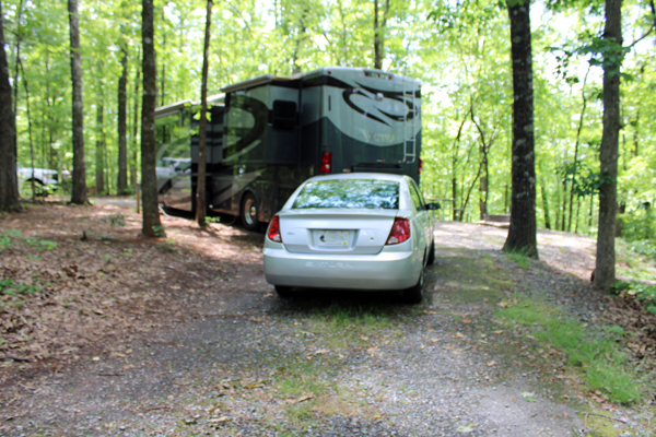 RV and toad of the two RV Gypsies