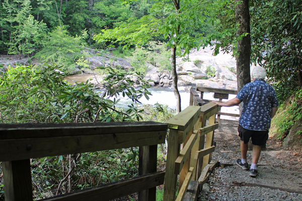 Lee Duquette at the Chattooga River overlook