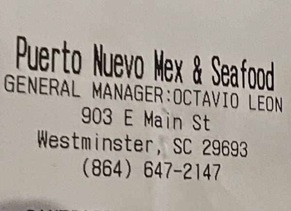 Puerto-Neuvo Mexican Restaurant address