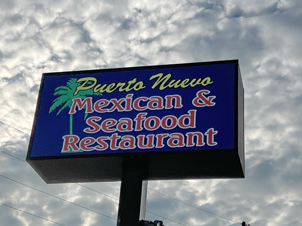 Puerto-Neuvo Mexican Restaurant sign