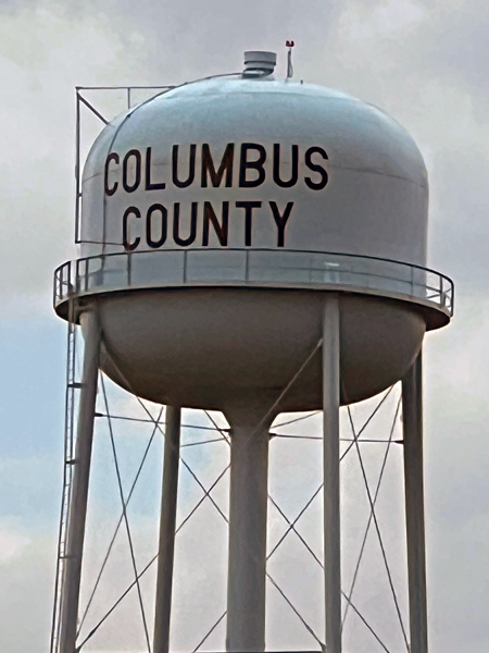 Columbus County water tower