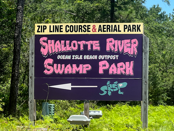 zip Line sign