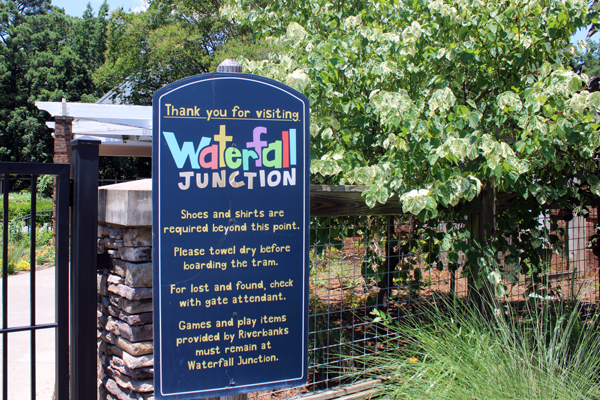 Waterfall Junction in Riverbanks Zoo