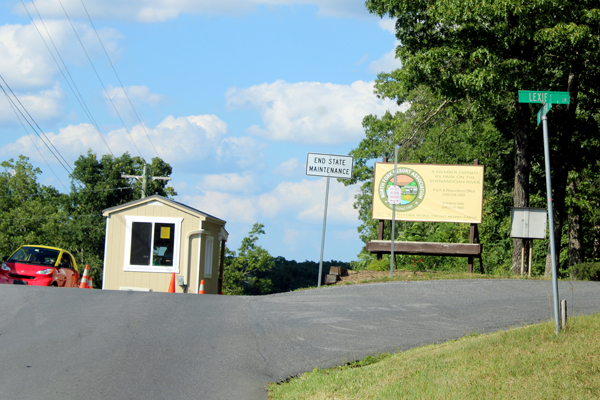 guard house and entrance to campground
