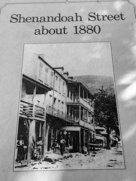 Shenandoah Street 1880 photo
