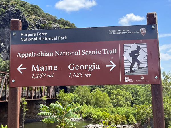 Appalachian National Scenic trail sign