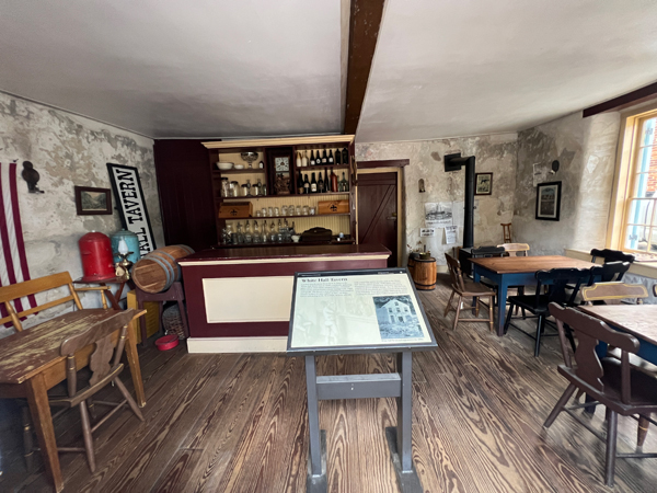 a look inside White Hall Tavern