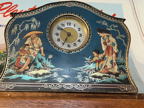 beautiful but old clock