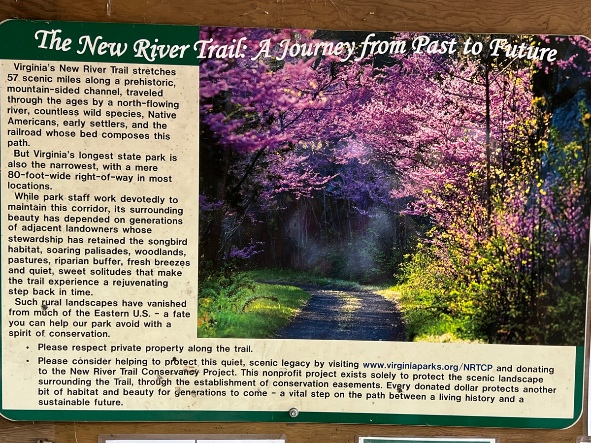 Virginia's New River Trail information