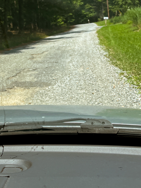 gravel road