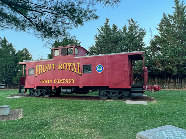 Front Royal train caboose