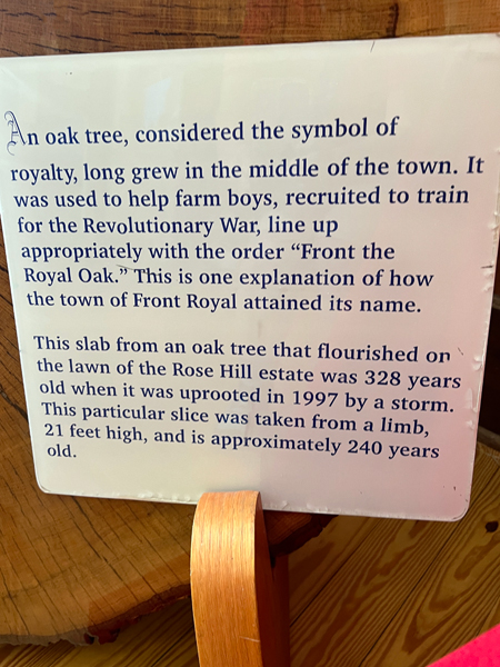 oak tree sign