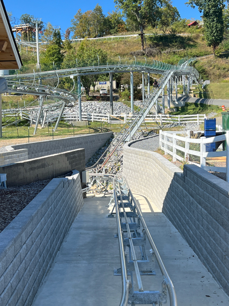 Wild Stallion Mountain Coaster beginning