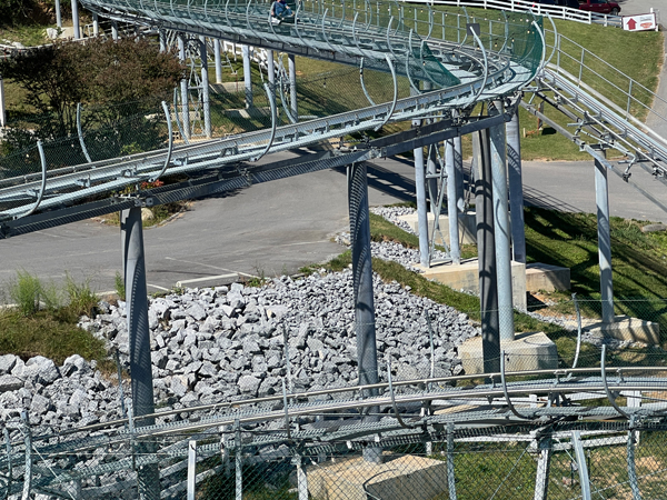 view from the chair lift