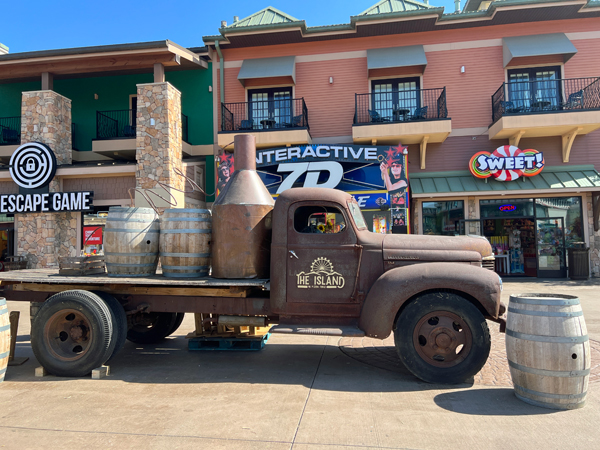 old pickup truck on The Island