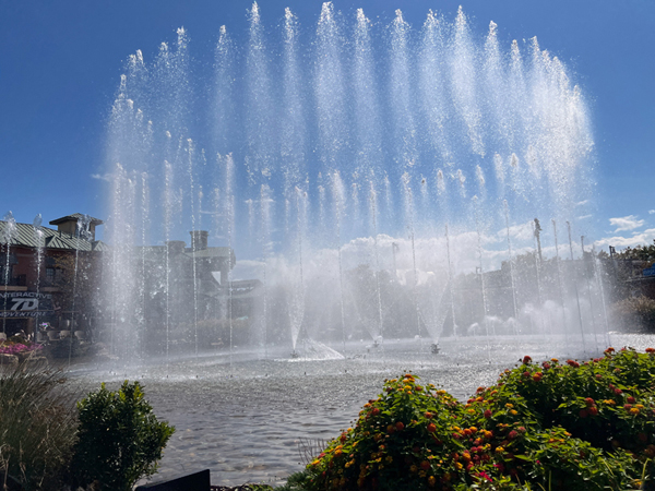 dancing water fountain