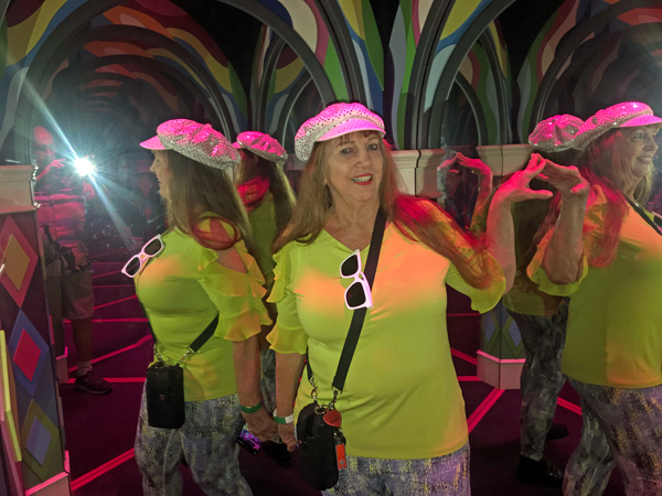 How many Karen Duquette's exist in the mirror maze