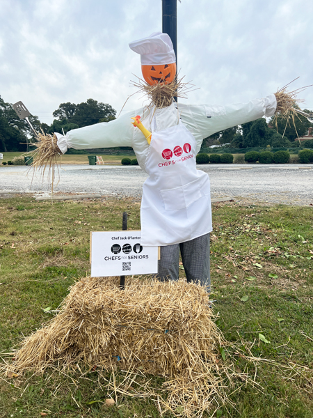 Chefs for Seniors scarecrow