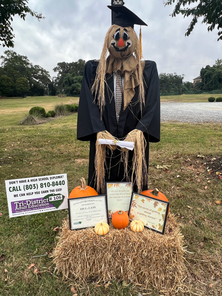 Tri-District Adult Education scarecrow
