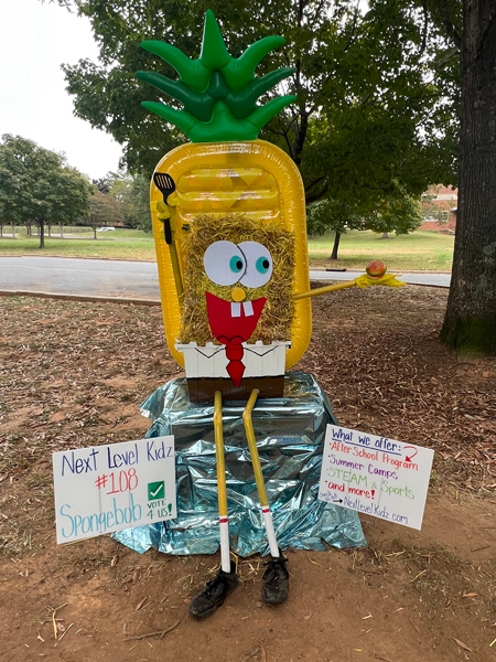 SpongeBob scarecrow