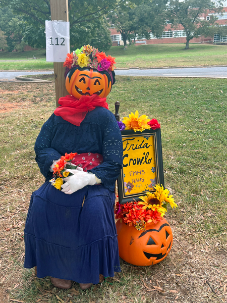 FMHS National Art Honor Society scarecrow