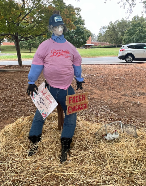 Bossy Beulah's Chicken scarecrow