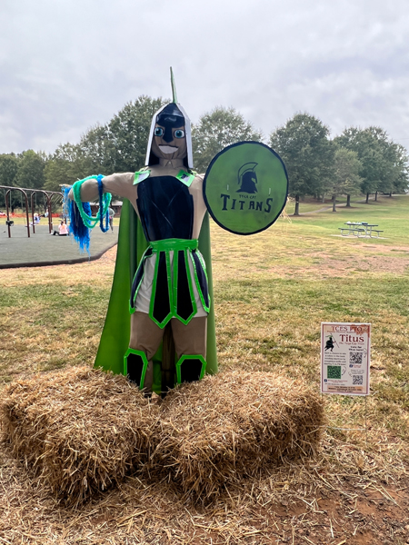 Tega Cay Elementary School PTO scarecrow