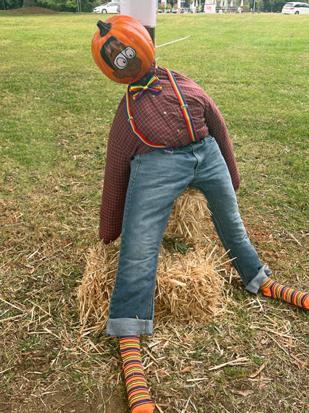 Huntington Learning Center scarecrow