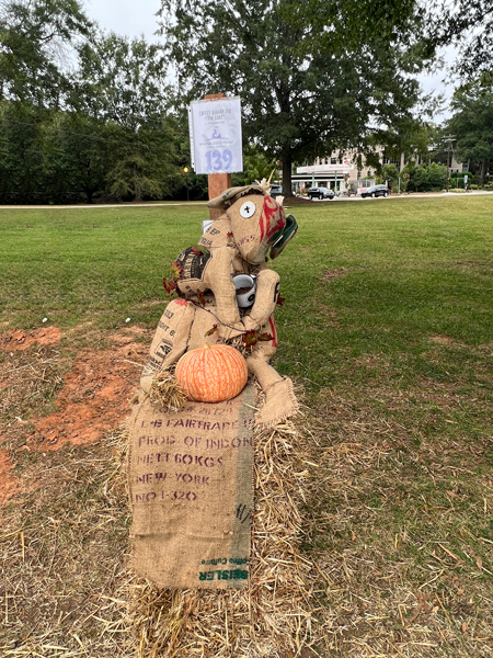 Knowledge Perk Fort Mill scarecrow