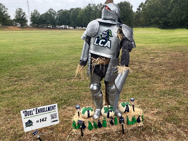 Legion Collegiate Academy scarecrow