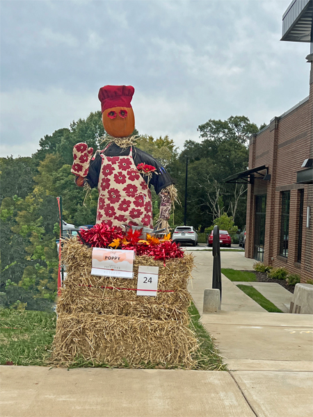 Poppyseed Kitchen scarecrow