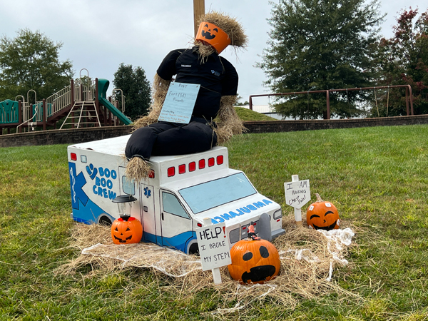 Fort Mill EMS scarecrow