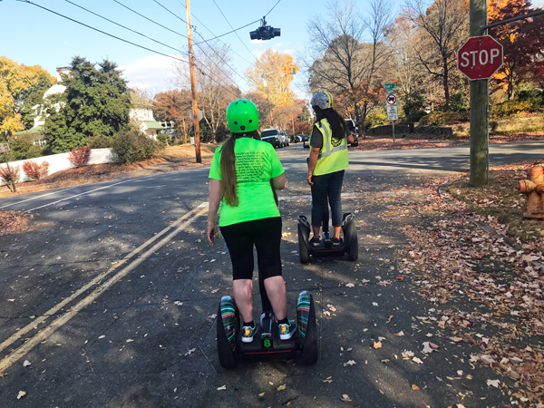 Alexa the guide and Karen Duquette