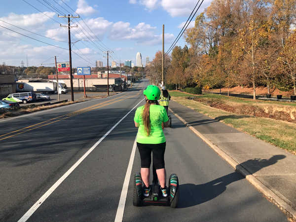 Alexa and Karen rolling along