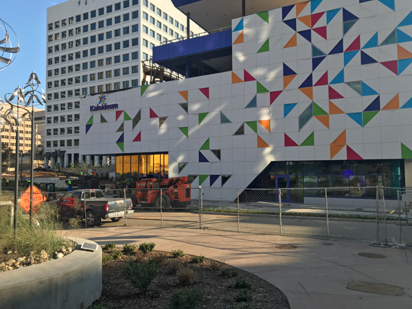 windmills and a fancy building