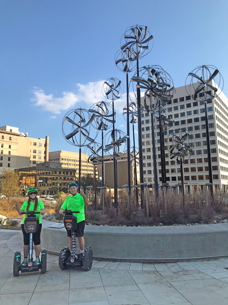 The two RV Gypsies by windmills