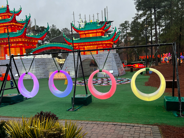 colorful swings