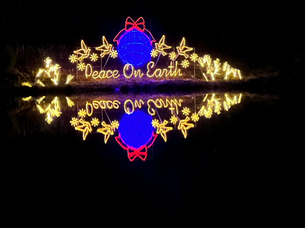 Peace on Earth  sign in 2023