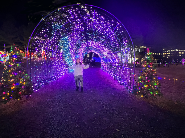 The amazing and ever-changing Tunnel of Lights and Karen Duquette