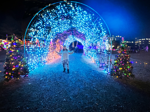 The amazing and ever-changing Tunnel of Lights and Karen Duquette