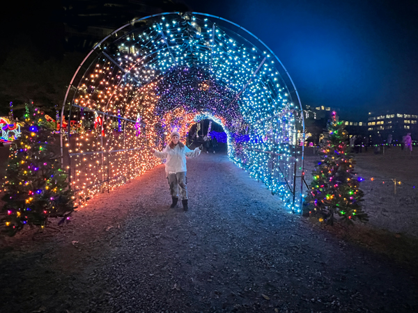 The amazing and ever-changing Tunnel of Lights and Karen Duquette