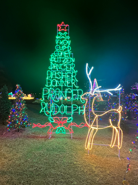 names of Santa's reindeers